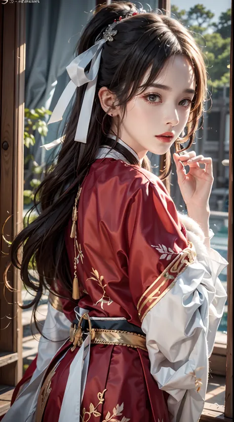 photorealistic, high resolution,masterpiece,best quality,ultra-detailed, 1women, hanfu