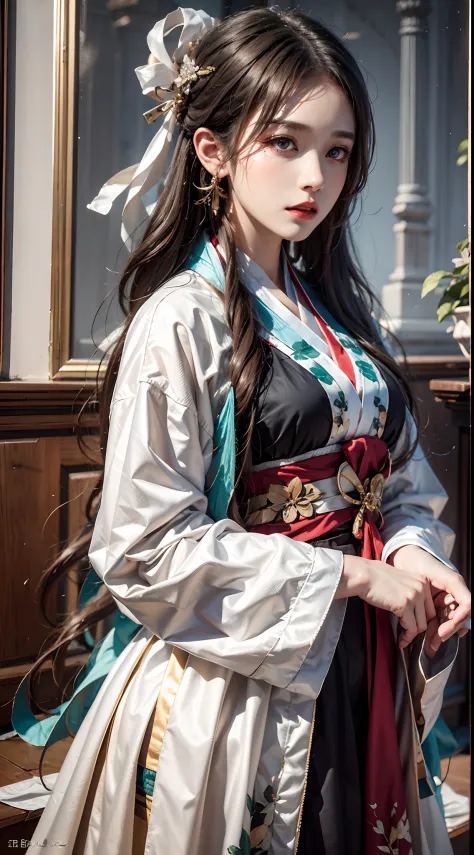 photorealistic, high resolution,masterpiece,best quality,ultra-detailed, 1women, hanfu