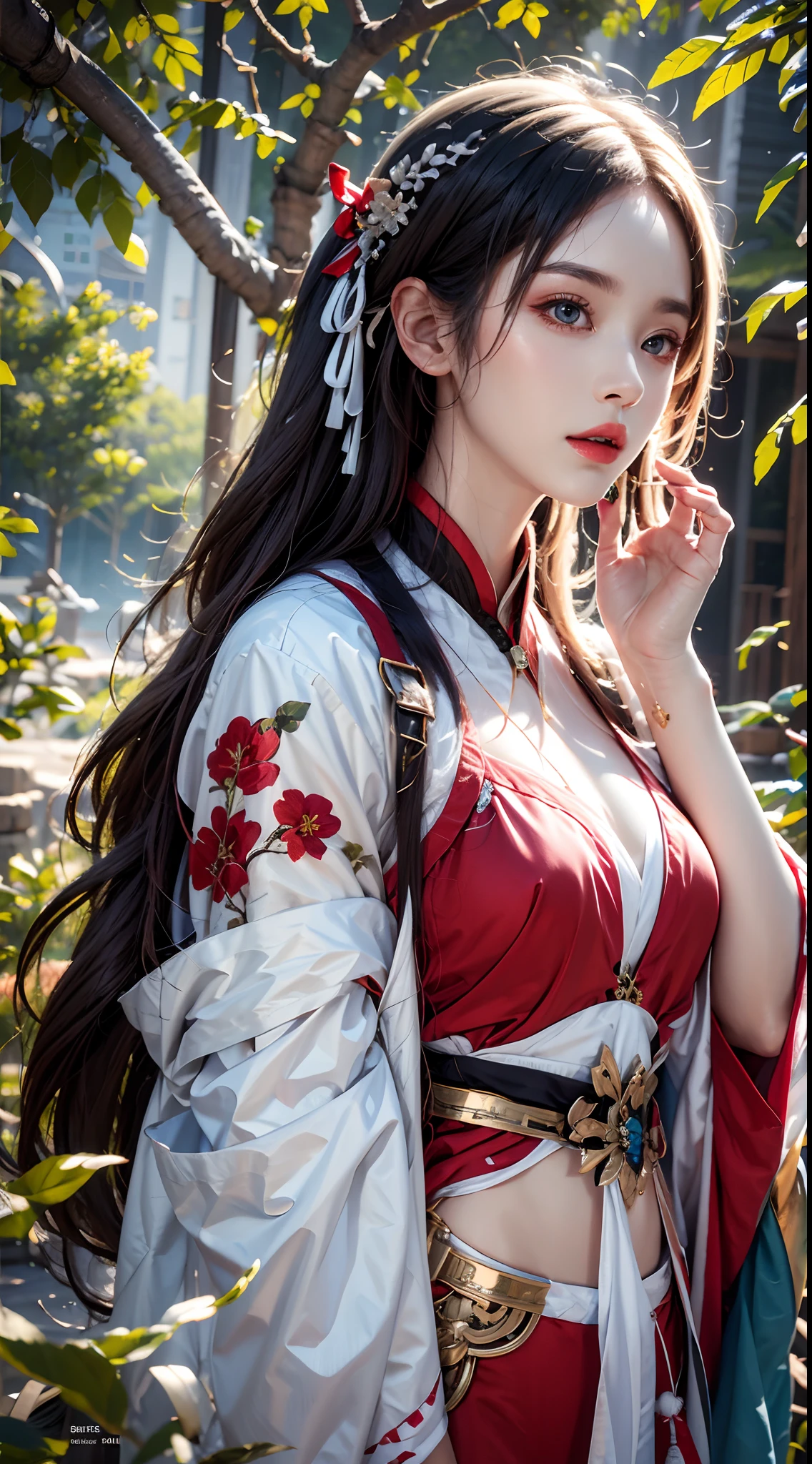 photorealistic, high resolution,masterpiece,best quality,ultra-detailed, 1women, hanfu