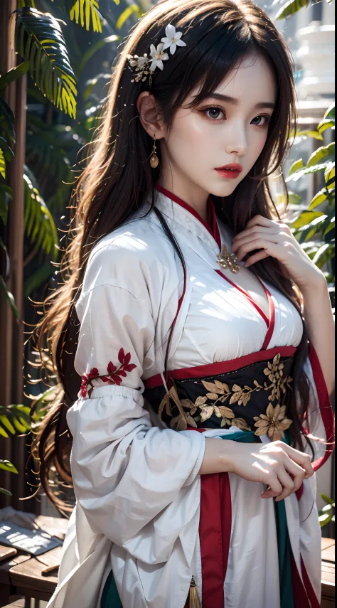 photorealistic, high resolution,masterpiece,best quality,ultra-detailed, 1women, hanfu