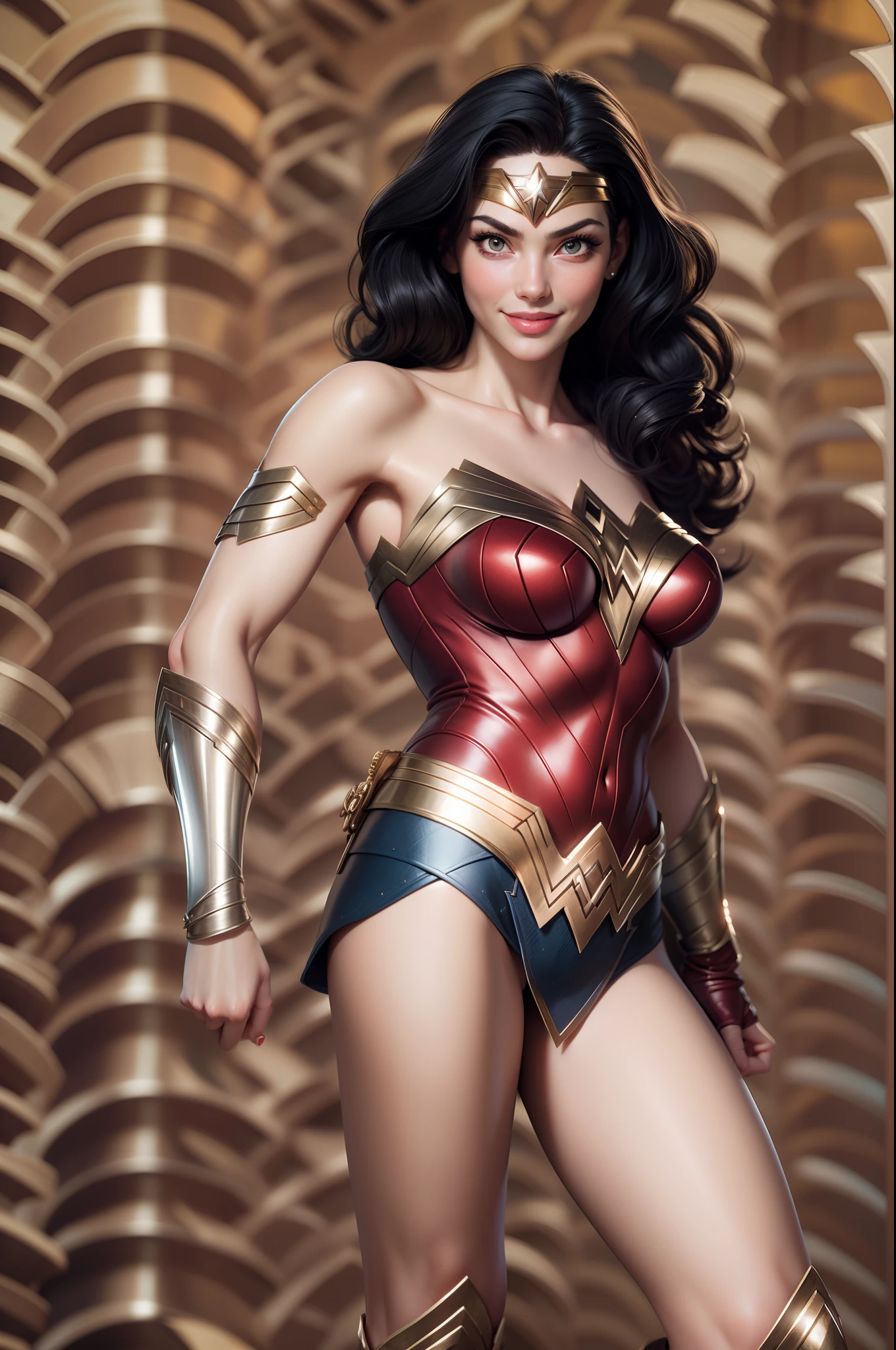 Exploring images in the style of selected image: [Wonder Woman 4.0