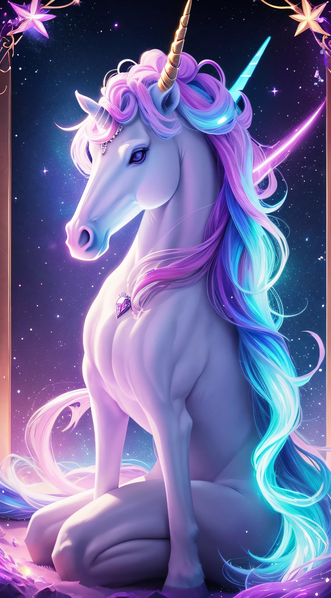 Unicorn's Power: Visualize the magical abilities of the unicorn, such ...