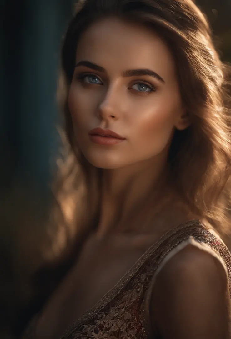 8k, masterpiece, RAW photo, en iyi kalite, fotorealistik, highly detailed CG unity 8k wallpaper, depth of field, Cinematic light, lens flaresi, ray tracing, (an extremely beautiful face, beautiful lips, Beautiful eyes), Face with intricate detail, (ultra-d...