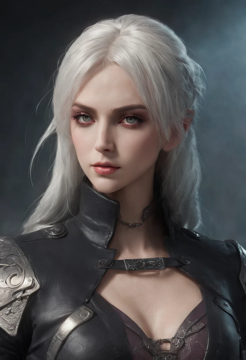 Cirilla Fiona Elen Riannon，Highest image quality，Outstanding details，超高分辨率，（Fidelity：1.4）, Favor the details, Dragon Knight，Cloak, She has a delicate and beautiful face,Raised sexy，cyber punk perssonage，Futuristic，mechanically aesthetic，Virtual Engine 5，Perfect detail rendering，rendering by octane，hyper HD