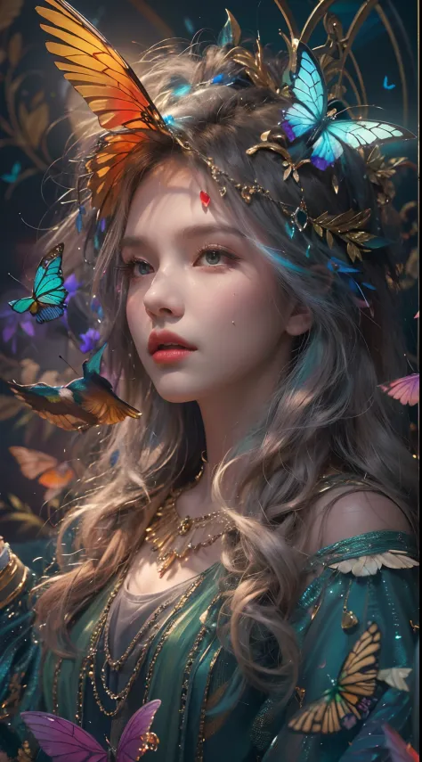 (((Masterpiece))), (((opulent))), (((Best quality))), ((Ultra-detailed)), (Highly detailed CG illustration), ((An extremely delicate and beautiful)), Cinematic light. Create stunning fantasy artwork，Imitate the style of the currently popular genre masters....