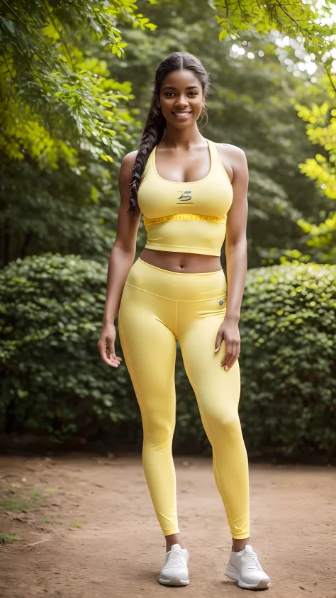 one-girl，Wear yoga pants，Fitness，big assa，perfect body figure，photograph  realistic，gym room - SeaArt AI