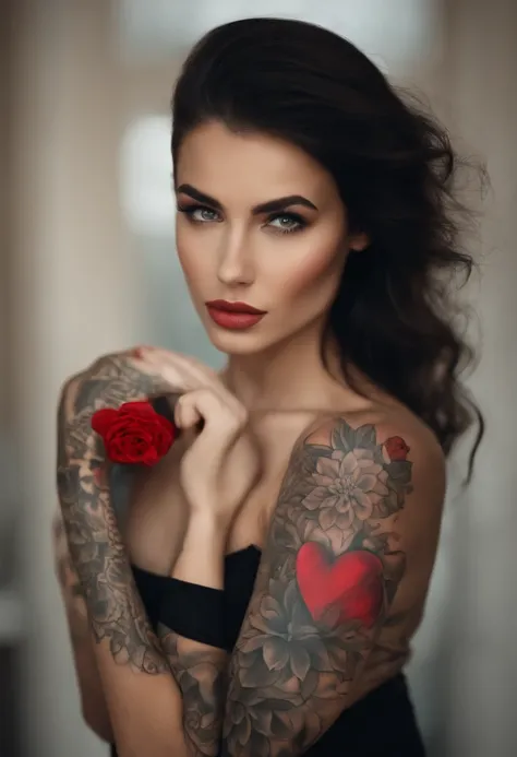  heart arrow tattoo - SeaArt Al - Free Al Art Generator