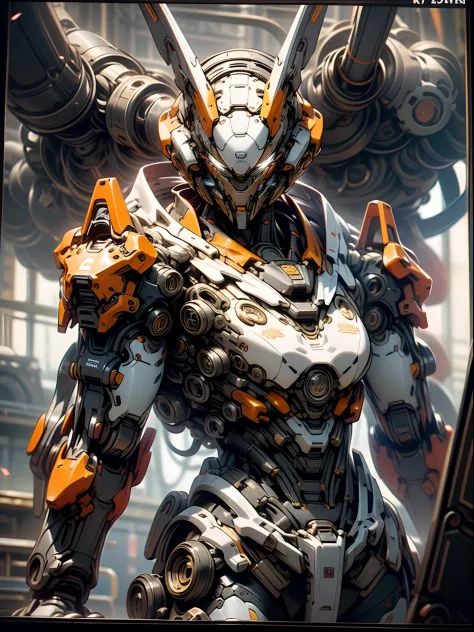 Mechanical steampunk-style mecha girl, made from mechanical parts, (mecha body), (mecha limbs), ((detailed face)),  ((looking at camera)), gears and cogs, insane detail, ((dynamic pose)), cinematic lighting, steampunk background.