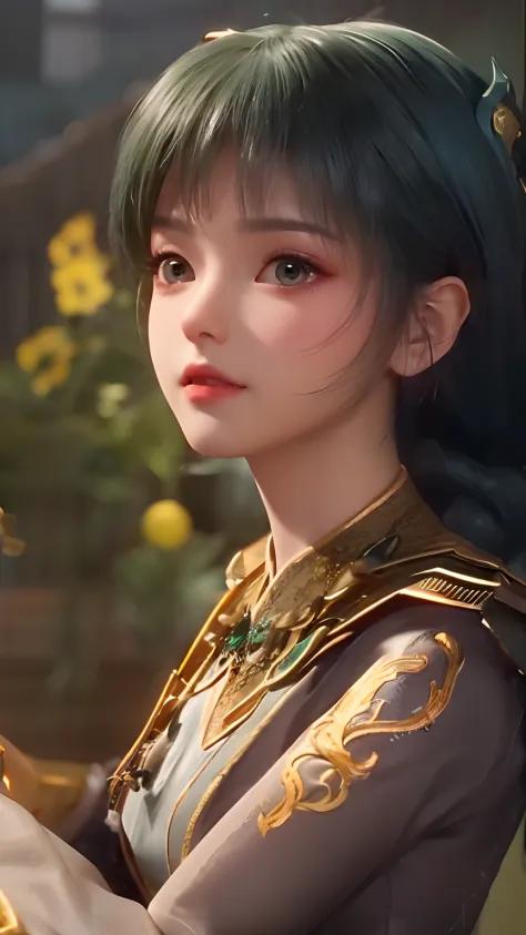 Best Quality, Masterpiece, Close Up of an Oriental Beauty, Need for Beauty, Asian, Dragon, Game CG, Lineage 2 Revolutionary Styl...
