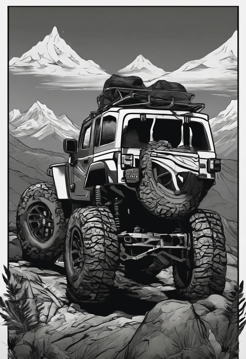 Premium Vector | Off road jeep illustration | Jeep art, Jeep drawing, Offroad  jeep