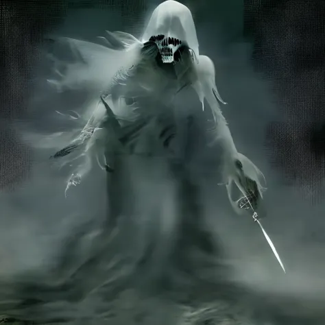 Ghost with knife horror Dark Souls