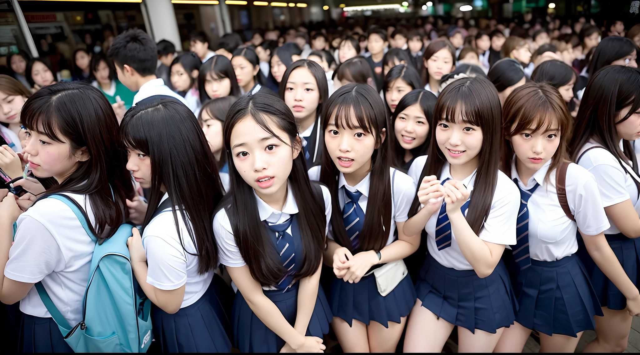 女子高生　集合写真 クラス集合写真 京都府立西城陽高等学校：学校生活