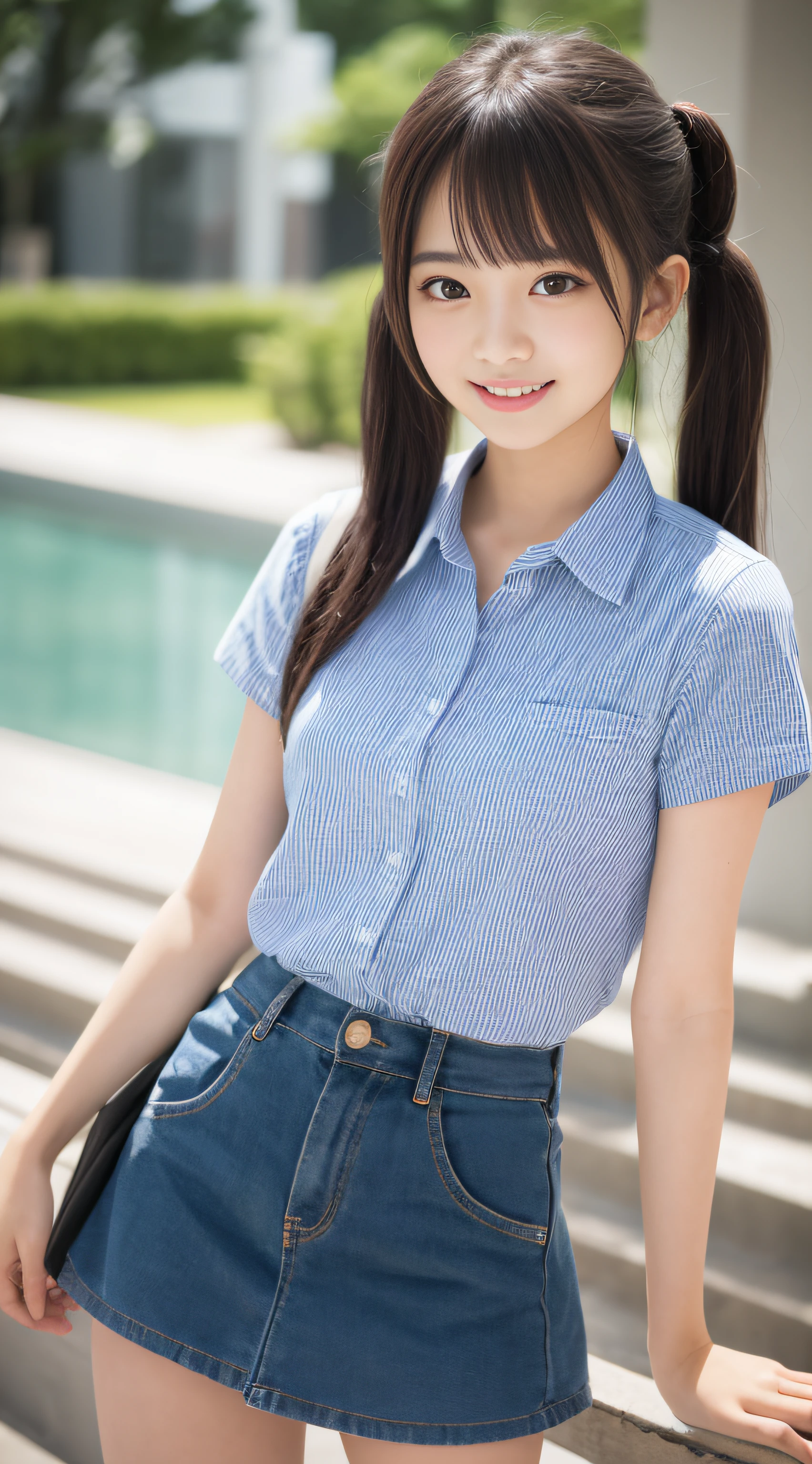 Masterpiece Highest Quality 8k 15 Years Old Japanese Girl Seaart Ai