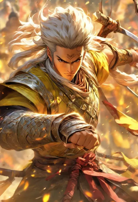Huang Zhong，Yellow-clothed and white-haired general，Old general，archer，archers，Warring states