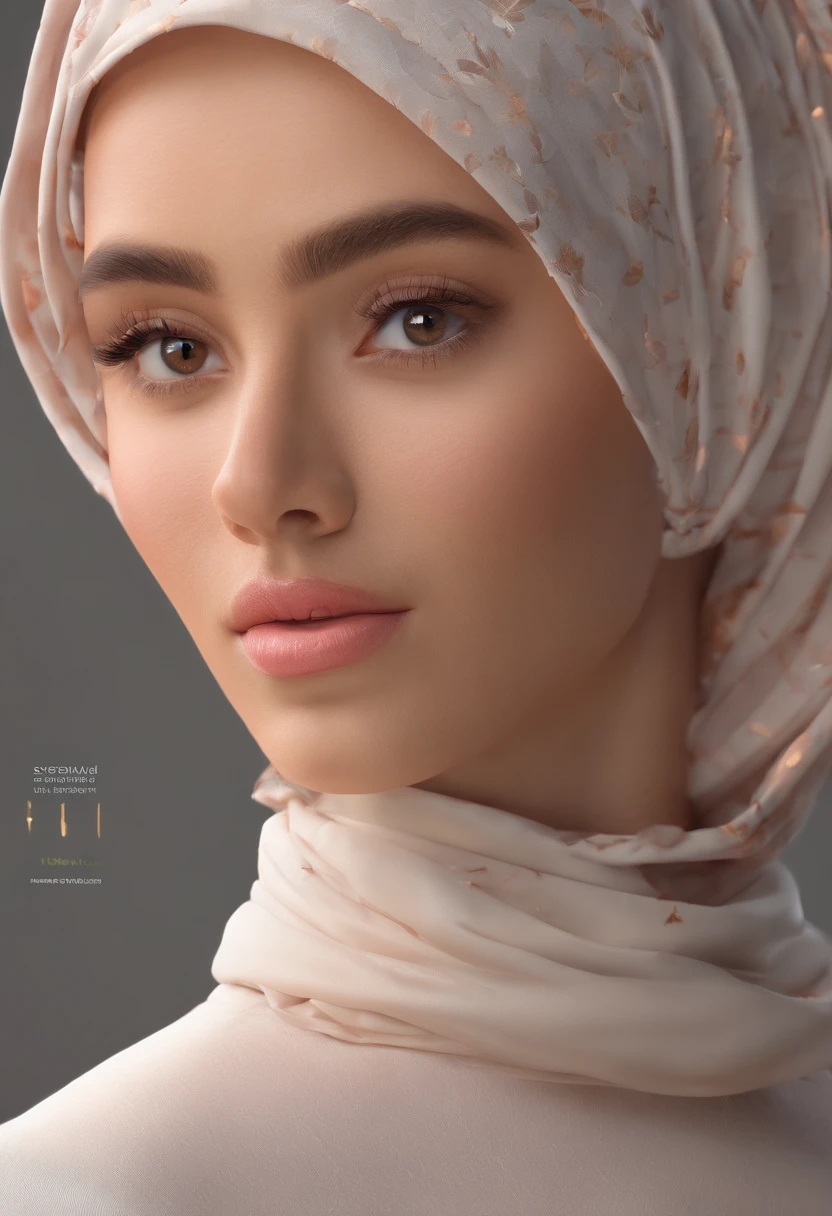 A woman wearing a hijab and a white top - SeaArt AI