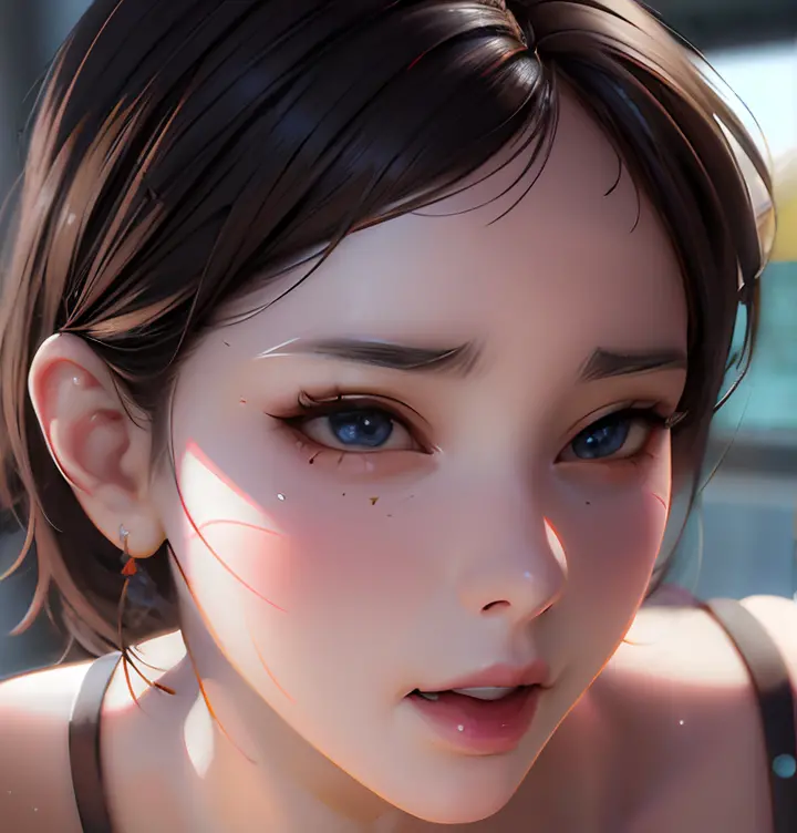 Woman with a big smile, Realistic art style, kawaii realistic portrait, Realistic art style, realistic anime 3 d style, artwork in the style of guweiz, 3 d anime realistic, photorealistic anime girl render, Photorealistic Art Style, realistic cute girl pai...