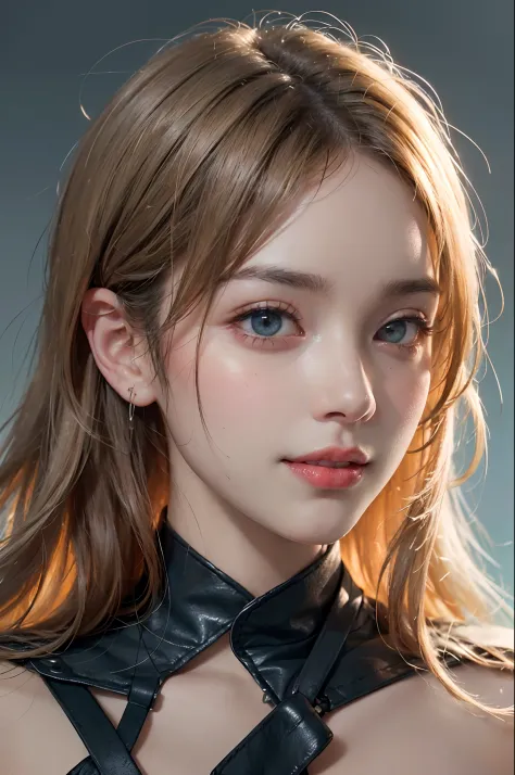 (ultra realisic), (Illustration), (Resolution Enhancement), (8K), (Extremely detailed), (Best Illustration), (beautiful-detailed eyes), (Best Quality), (The ultra-detailliert), (Masterpiece ), ( wall paper), (Detailed face),a blond, Wavy hair,(hi-top fade:...