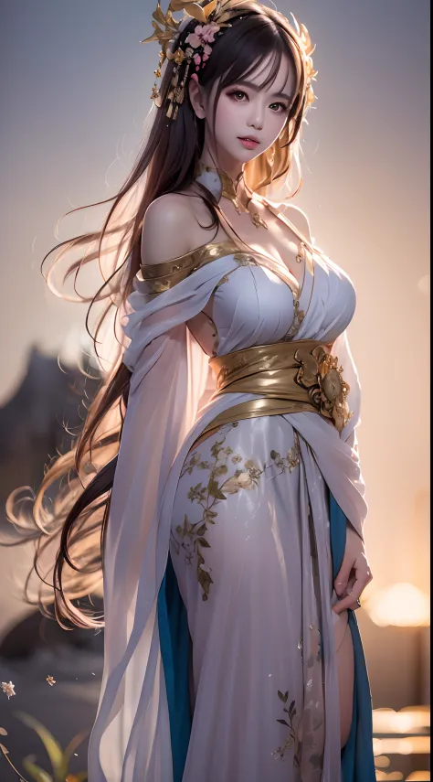 asuna, masterpiece, best quality, detailed, (1girl), solo, detailed golden eyes, long hair, standing, close to viewer, (detailed...