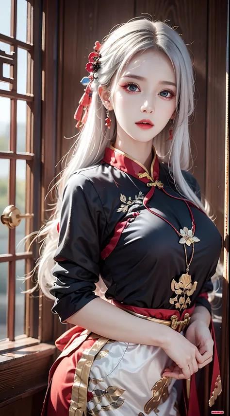 （Redcoat：1 silver-haired girl, Girl）， tmasterpiece， best qualtiy， RAW ...