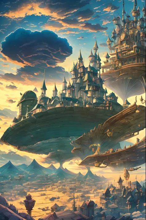Giant moving castle