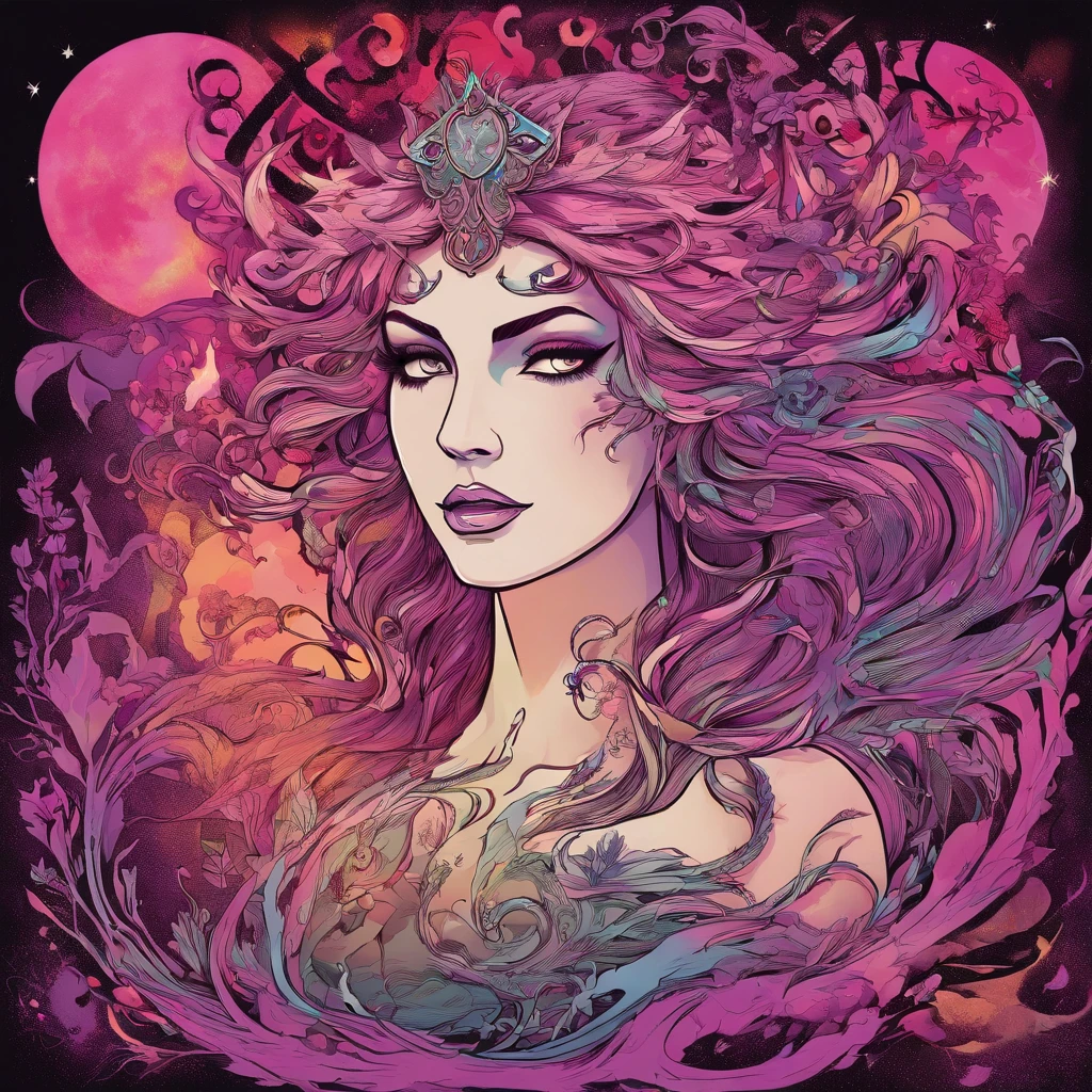 (eine Dämonin mit rosa Haaren,Zauber:1.1,glühend:1.1)(Illustration)(beste Qualität,ultra-detailliert,Realistisch:1.37),dämonisch witch(dämonisch:1.1)(Magie:1.1)(Wald)(dunkel und geheimnisvoll,bedrohliche Atmosphäre),casting powerful Zauber,creating Magieal energy(Magie:1.1),leuchtend pinke Haare(wirbelndes rosa Haar)(wallendes rosa Haar),Hörner(devil Hörner:1.1),durchdringend rote Augen,verzaubertes Zepter(Magieal scepter),aufwendiges dunkles Gewand,glühend Magieal sigils,feurige Glut wirbelt(Magieal embers:1.1)(glühend embers),Magieal aura(glühend aura),unheimliche Schatten,otherworldly Gegenwart(Gegenwart),finsteres Lächeln,Einbruch der Dunkelheit im Hintergrund(dunkle Nacht:1.1)(moonlit Wald),üppiges und dichtes Laub(verdrehte Bäume)(mystische Pflanzen:1.1),mystische Partikel(wirbelnde Partikel)(schwebende Partikel),ätherisch glow(ätherisch:1.1)(sanftes Leuchten),schwaches Mondlicht bricht durch die Bäume,eindringlich und fesselnd(Gruselige Atmosphäre),betörende Schönheit,Große Farbpalette(lebendige Farben)(Kontrastfarben),mystisches Reich,Beeindruckende Details,dynamische Komposition,faszinierende Kunstwerke,photoRealistisch style(Picasso-Stil),beeindruckende Schattierung und Beleuchtung,explosive Energie,Magieal atmosphere(Fantasy-Atmosphäre),Traumhafte Szene