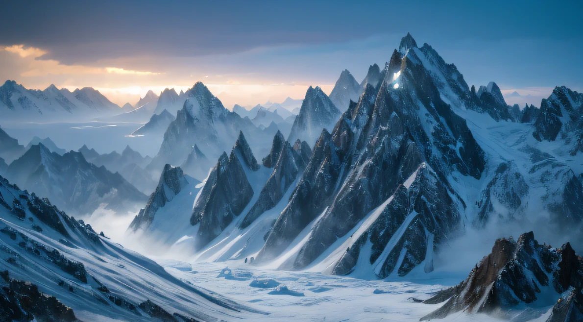 Le Mont Kunlun，La fée aux cheveux noirs descend la montagne，Cascades bajiquan，Ginseng dur mantra pur，corps entieresbienne，Posture de combat，angle de vision faible，fond sombre，Il était entouré d’une grande quantité d’épais brouillard blanc，（（An extremely exquisite and beautiful Le Mont Kunlun），（（Le Mont Kunlun）），（（Ballons d&#39;eau à la main）），Lightning surrounds the Le Mont Kunluns，（（Le Mont Kunlun）），Temple taoïste，Palais Taiqing，Eau en suspension，Il y a des éclairs à l&#39;intérieur du cristal，moteur irréel，Masterpiece Le Mont Kunlun， la plus haute qualité d&#39;image，la plus haute résolution，8k,Images extrêmement détaillées，clair de lune，Optimisation des ombres，style réaliste，Le Mont Kunlun