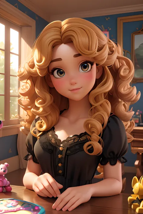 （Masterpiece),((High quality)),(best beautiful:1.2),(artwork of a),(3D stereoscopic face),8K,(Disney),A girl with a beautiful fa...