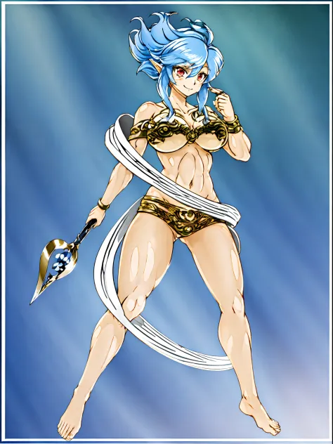 arafed image of a female character with a sword and a cape, skinny female fantasy alchemist, fey, complex fantasy character, cory chase as an atlantean, silvery skinned male elf, sexy pudica pose gesture, lady palutena, sfw version, pixiv contest winner, f...