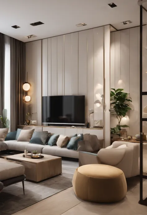 Cómo usar los estantes para cuadros  Neutral living room, Living room  designs, Above couch