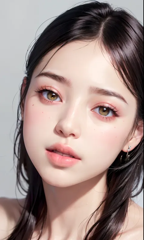 (8k, RAW photo, photorealistic:1.25) ,( lipgloss, eyelashes, gloss-face, glossy skin, best quality, ultra highres, depth of field, chromatic aberration, caustics, Broad lighting, natural shading,Kpop idol) looking at viewer with a serene and goddess-like h...