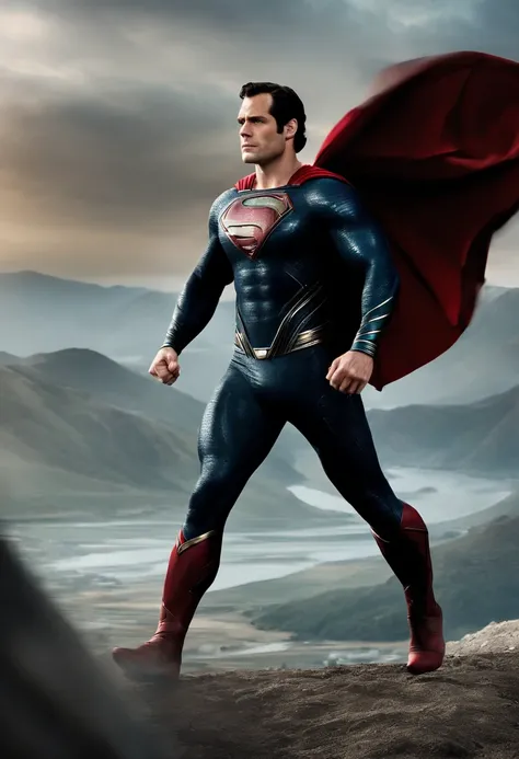 Full body, Henry Cavill, Superman, extra bold, hyper muscular body ...