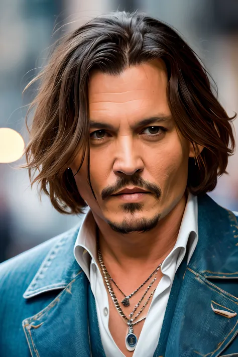 ​masterpiece, Johnny Depp walks through Ji Manhattan (Full Moon Night), (high detal: 1 1), rough face, Natural skin, hightquality, NSFW, beautidful eyes, (detailed faces and eyes), (faces:1 2), noise, additional, Real Photographics, PSD, light film photo, ...