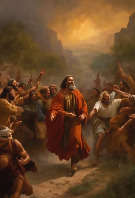 prophet Elisha, IS CHASED BY 42 MEN, IN AN AREA WITH A WOOD