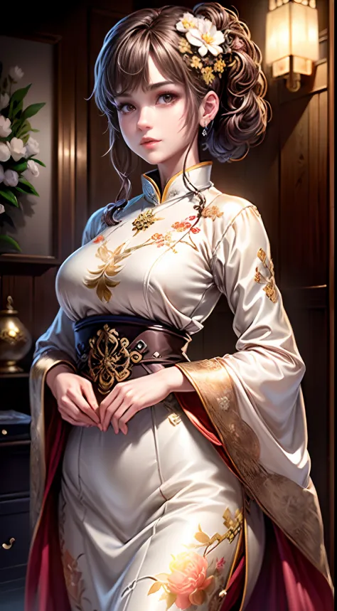 (best quality, masterpiece, extremely detailed cg, game cg:1.5), full bodyesbian,1 girl,an extremely delicate and beautiful girl...