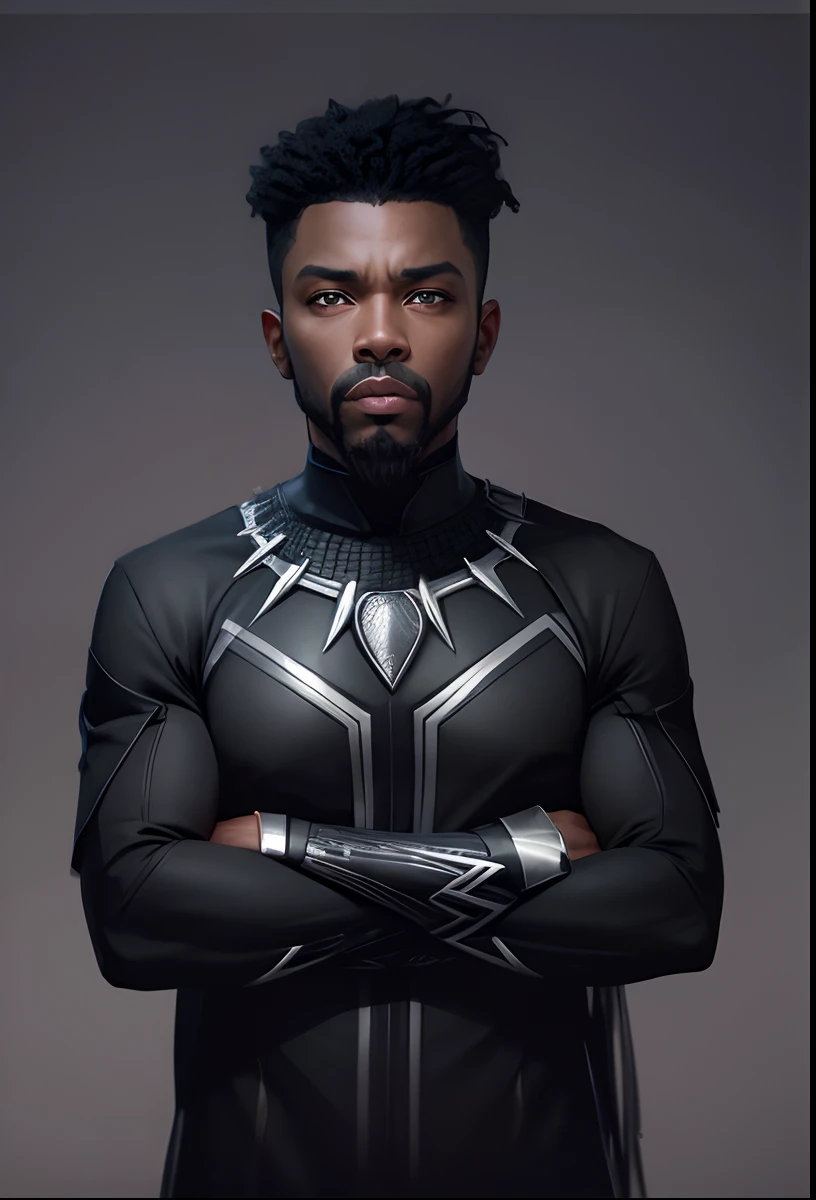 Change background Black panther realistic face, 4K , ultra realistic