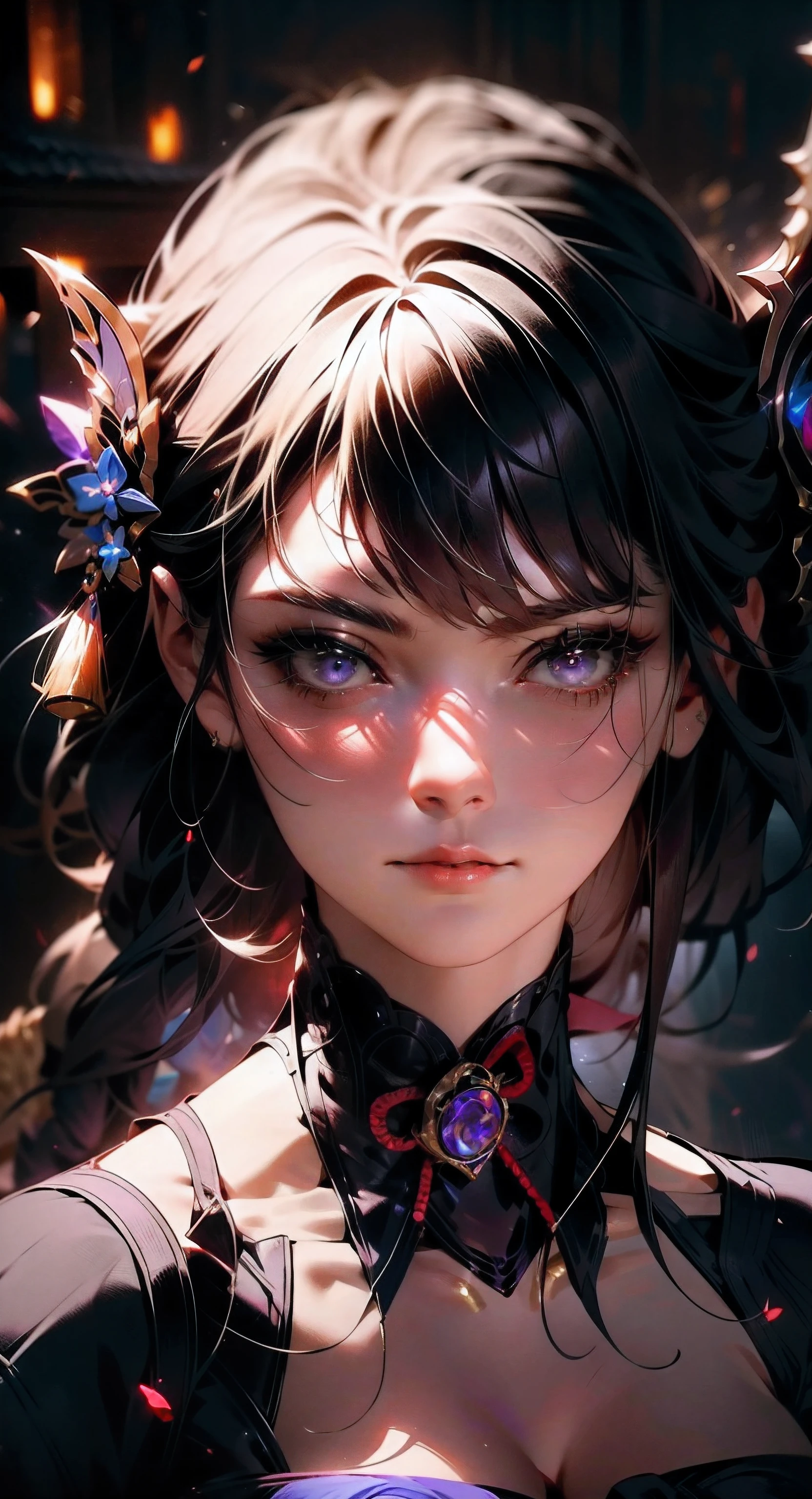 Goddess, character from game genshin_impact, light tray, (masterpiece, best quality:1.2), 8k, insane details, intricate details, hyperdetailed, hyper quality, high detail, ultra detailed, professional, HDR, realistic, ray tracing reflection, 1girl, goddess, cinematic lighting, ornate, ornament,