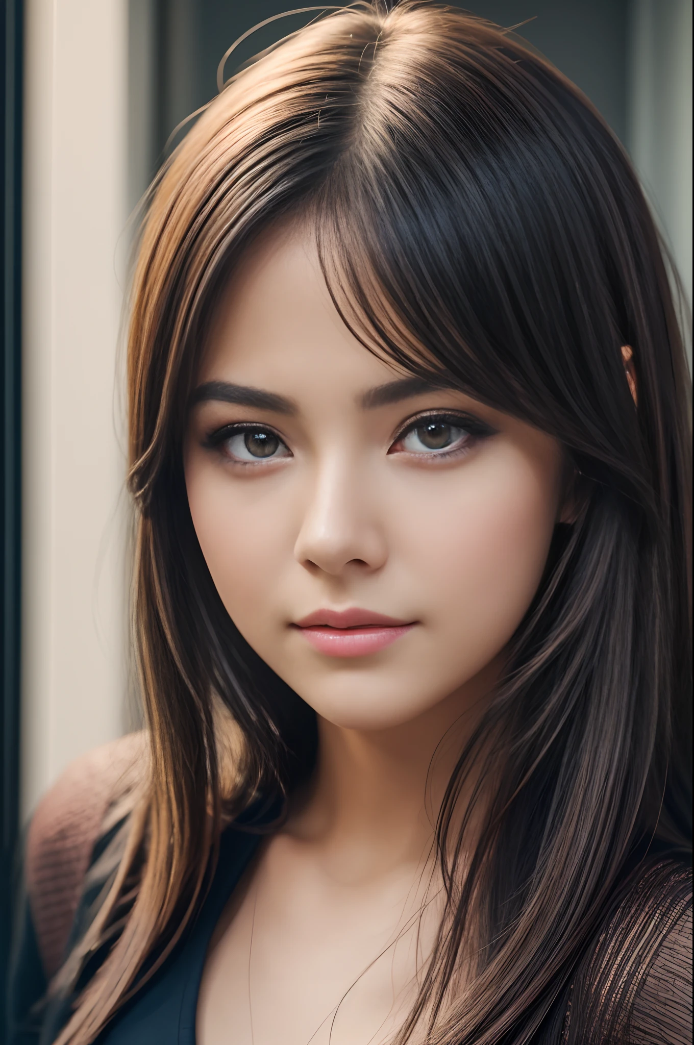 pretty girl,looking at viewer,lightly makeup,(photo-realistic：3),realistic photograph, with professional color grading, shot in 8K with a F2.4 aperture and 35mm lens,realistic face.