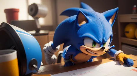 sonic, made by Chad Moldenhauer