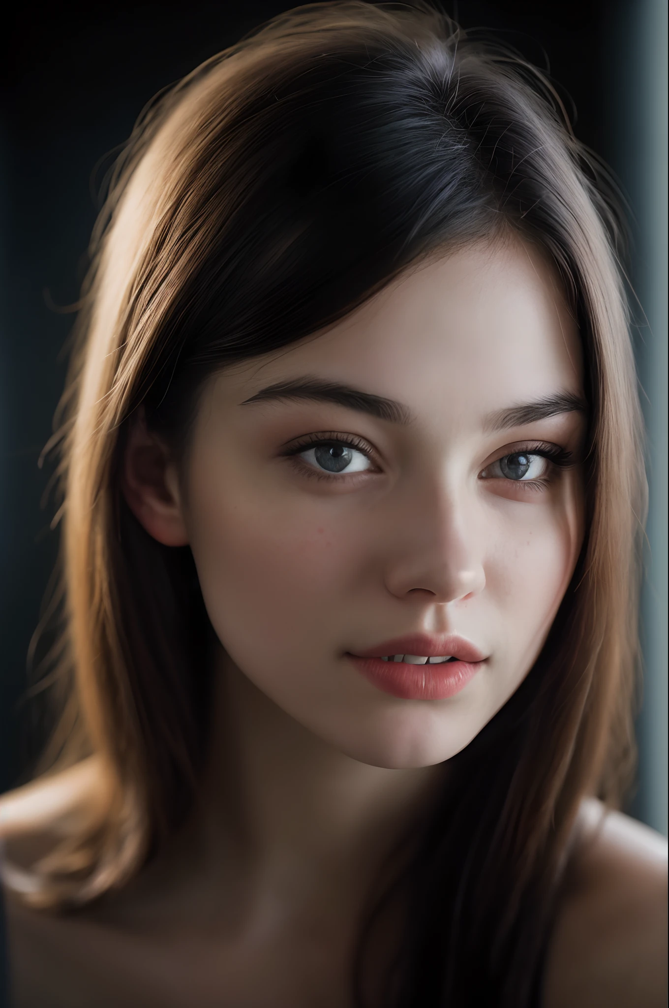 Close Up Editorial Photograph Of A 21 Year Old Woman Highly