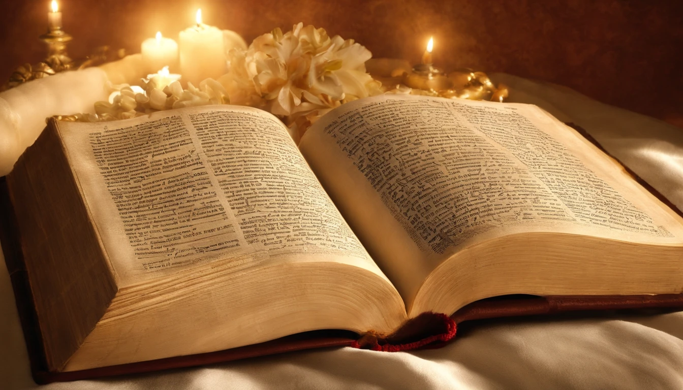 "Por favor, create a highdefinition image of the Holy Bible that