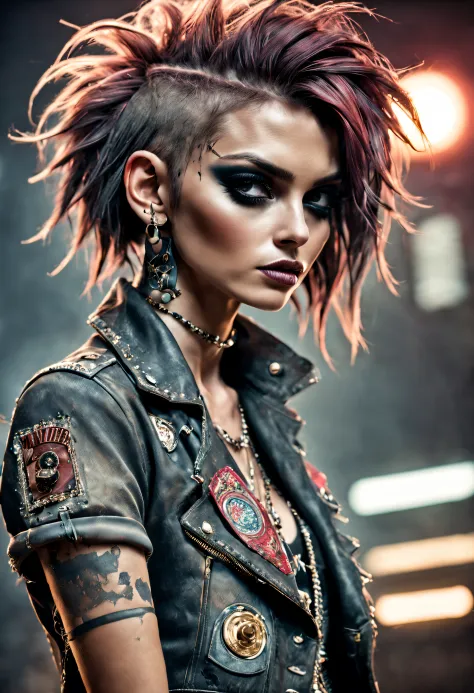 Grunge style masterpiece, best quality, cinematic lighting, natural shadow ,highest detail, detailed background, depth of field,...