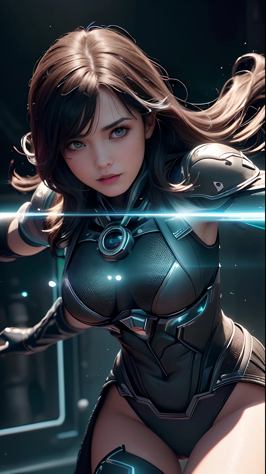 ((Best Quality)), ((masterpiece)), (detailed: 1.4), 3D, an image of a beautiful cyberpunk woman in batman costume with thick voluminous hair, light particles, Pure energy, chaos, antitech, HdR (High Dymanic Range), Ray Tracing ,NVIDIA RTX, Super-Resolution, Unreal 5, subsurface dispersion, textured PBR, post-processing, Anisotropic filtering, depth of field, Maximum clarity and sharpness, Multilayer textures, Albedo and specular maps, surface shading, Accurate simulation of light-material interaction,perfect proportions,Octane representation,two tone lighting,wide opening,Low ISO,white balance,rule of thirds,RAW 8K