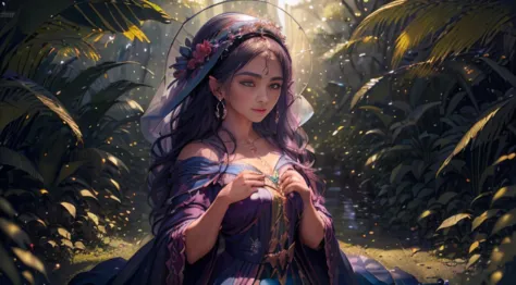 A woman in a light pink dress standing in a cherry forest, Artgerm, paisagem realista, Artgerm detalhado, olhos perfeitos, rosto...