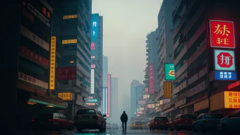 ruas de hong kong，dystopic，（bldrnrst:1.1），..raw，cinemactic，tmasterpiece，cinmatic lighting，（scenecy），fotore（espalhar[technologica...