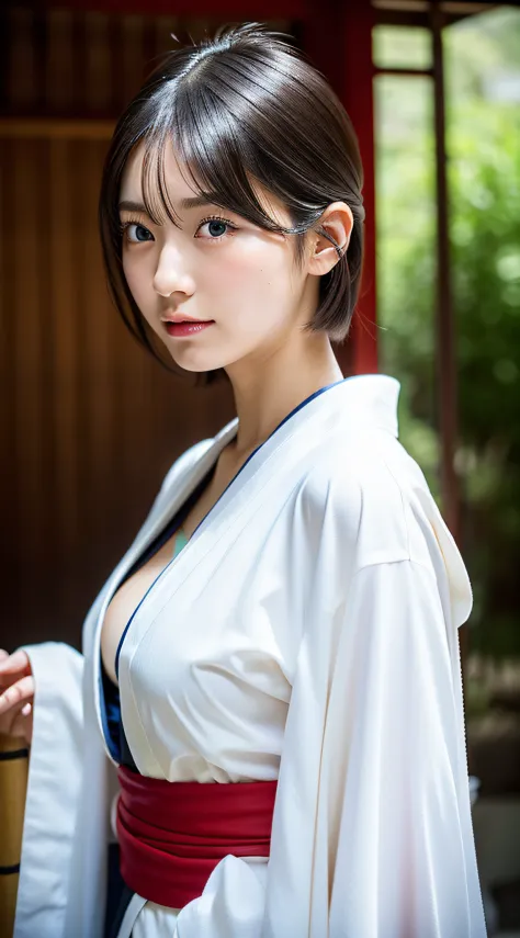 (((32ｋ,high detal,high-detail、​masterpiece,Attention to detail,full body Esbian,独奏))),Raw photo & realistic atmosphere,beautiful dark blue eyes,Detailed mouth,Glossy lips,Detailed eyebrows,Eyes drawn in detail with soft white skin that shines with every de...