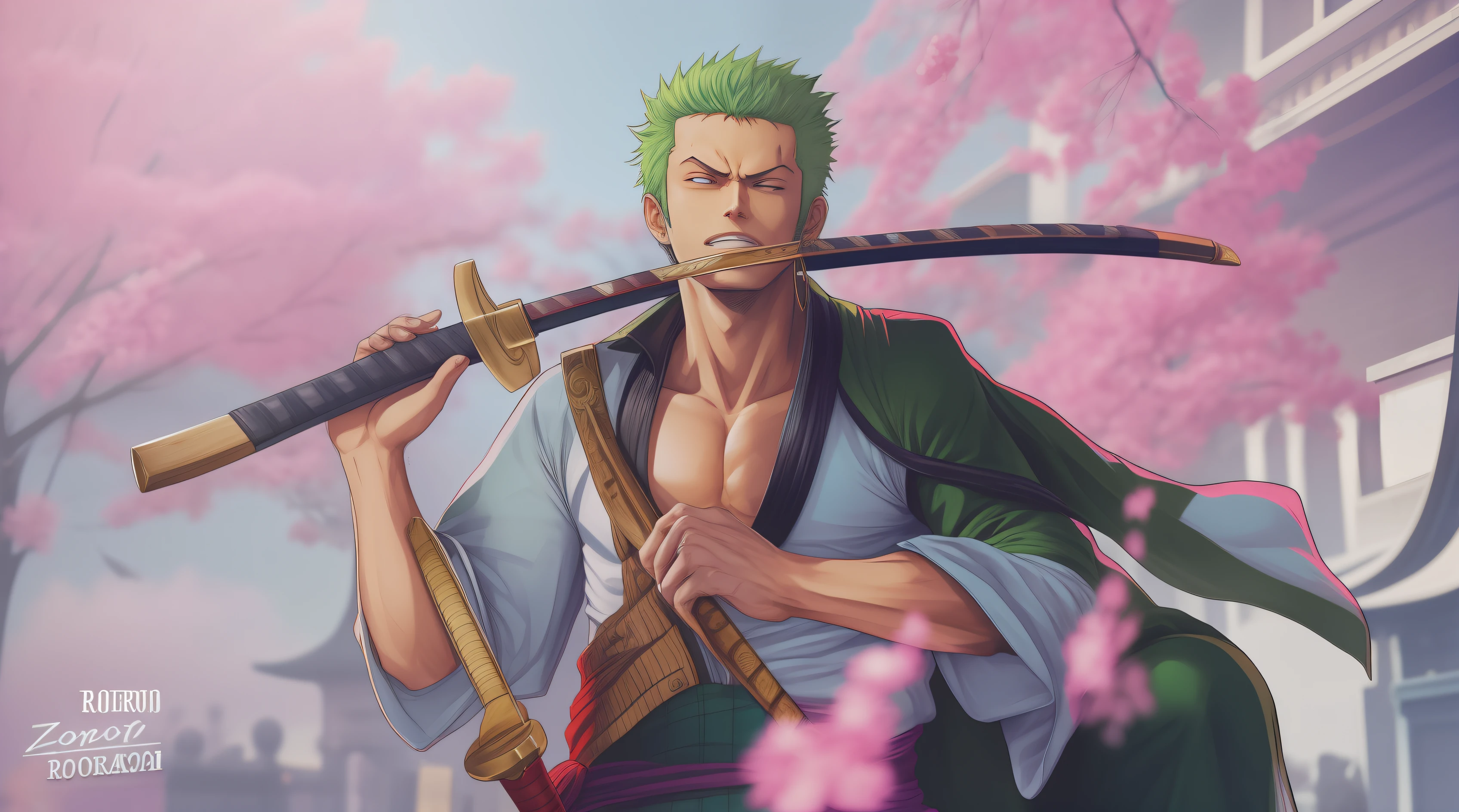 Roronoa Zoro, realistic photo,