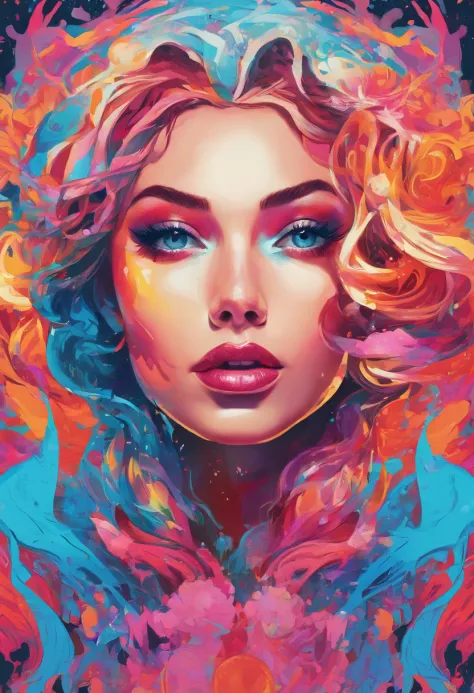 modelshoot style, (extremely detailed CG unity 8k wallpaper), Chaotic storm of intricate liquid smoke in the head, stylized beauty full - length abstract portrait, wet-skin, by petros afshar, ross tran, tom whalen, peter mohrbacher, artgerm, shattered glas...