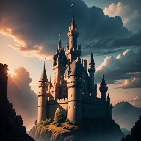 kingdom　Castles　silhuette