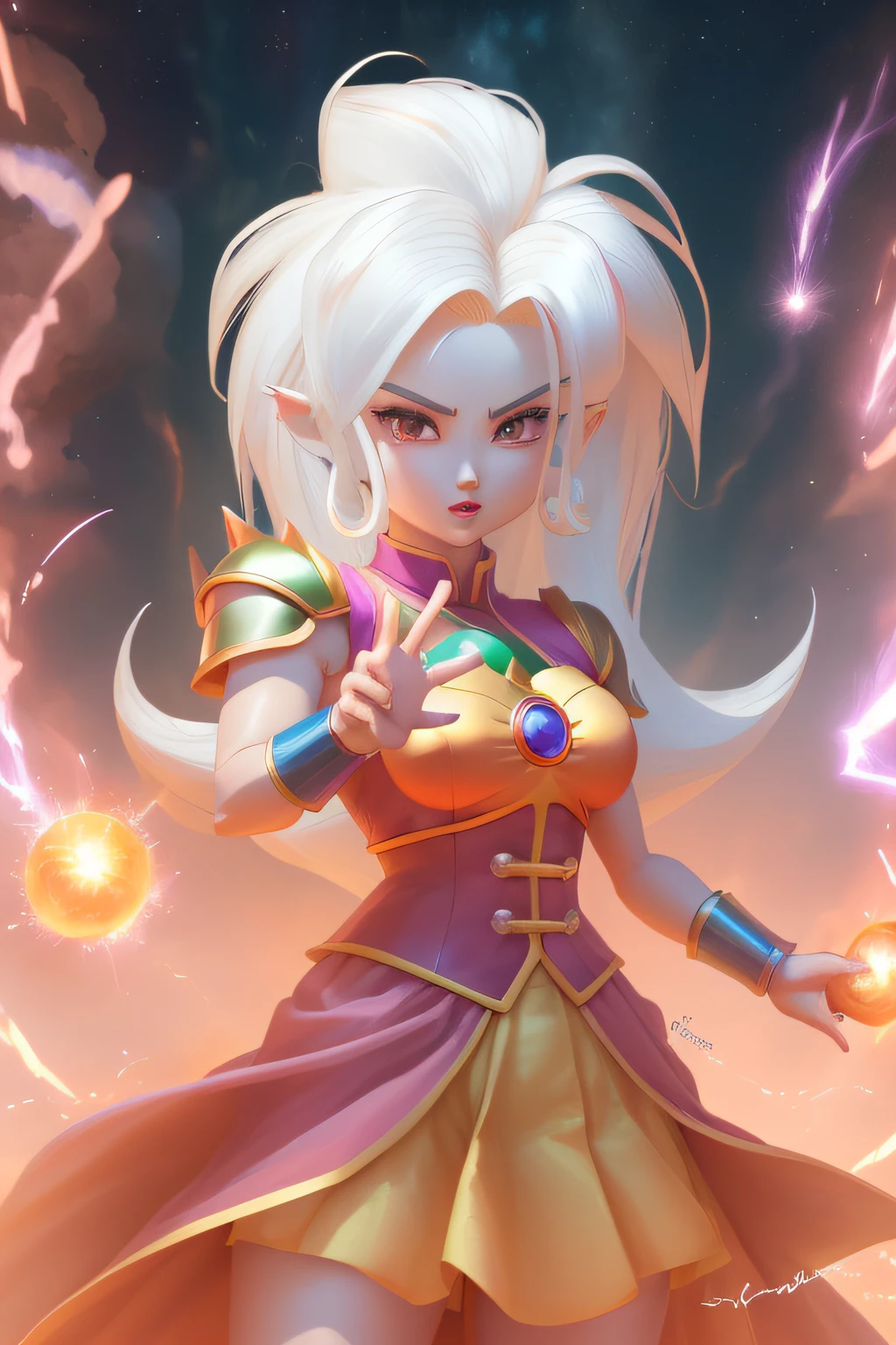 alta qualidade, obra de arte, 8K, exótico, lindo, Trixie Lulamoon como a filha de Broly de Dragon Ball Super na forma lendária de Super Saiyajin Deus, uma fusão impressionante da elegância de Trixie e o poder imenso de Broly, o chapéu característico de Trixie com o cabelo espetado icônico de Broly em uma cor vermelha ardente, uma combinação das habilidades mágicas de Trixie e a energia avassaladora de Broly, o traje elegante de Trixie com elementos da armadura Saiyajin de Broly, uma paleta de cores harmoniosa combinando as cores vibrantes de Trixie com o vermelho ardente do Super Saiyajin Deus, design de roupa intrincado e detalhado refletindo elegância e poder, Trixie Lulamoon em uma pose dinâmica, radiando com a aura de Super Saiyajin Deus, mostrando sua proeza mágica e a força bruta de Broly, um cenário inspirado na fusão de Equestria Girl e Dragon Ball Super, uma mistura de elementos mágicos e épicos, uma atmosfera cativante e dinâmica