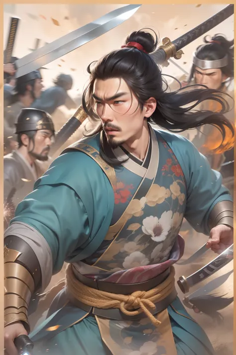 [illustration with empty speech bubbles]there are multiple screens on one page: chinese male warriors of the qin dynasty, a cold...